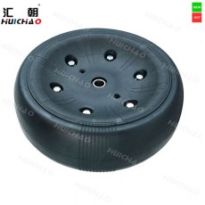 4×12" Seeder Press Wheel Assembly with Rubber Tire