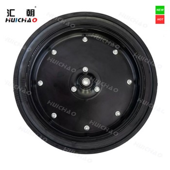 4.5×16" Complete Gauge Wheel Assembly – Steel R im Half & Poly Rim