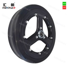 4.5×16" Narrow Hollow‑Spoke Planter Gauge Wheel Assembly with Rubber Tire