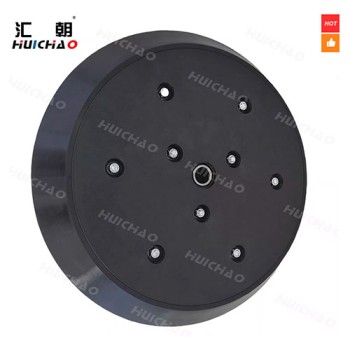 1×12" Press Wheel Assembly with Nylon Rim and Rubber Tire