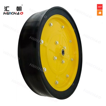 15.75×3.5" Spoked Gauge Wheel Assembly with Semi-Pneumatic Tire