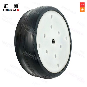 Steel Wheel Assembly with White Nylon Cover – HUICHAO Agricultural Replacement Wheel