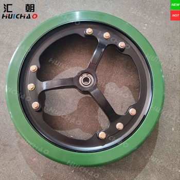 3×16" Narrow Spoked Gauge Wheel Assembly with 3" Urethane Tire
