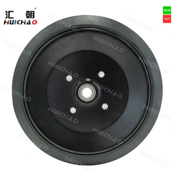 1×10" Semi‑Pneumatic Seeder Press Wheel Assembly