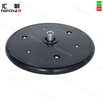 12×1" OEM Closing Wheel Assembly with Rubber Tire and Nylon Rim for Agricultural Planters