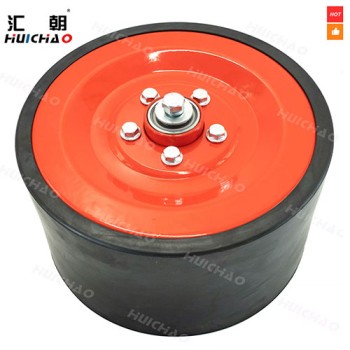 10×5.5" Planter and Seed Drill Press Wheel Assembly with Cast Iron Rim