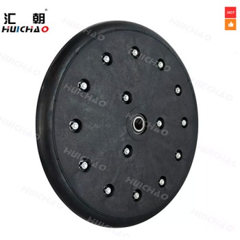 1×12" Semi‑Elastic Press Wheel Assembly – HUICHAO Rubber Wheel for Seeder/Planter