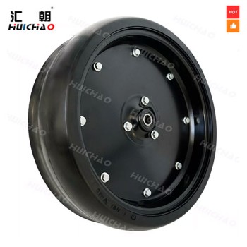 4.5×16" Steel‑Rim Rubber Gauge Wheel Assembly